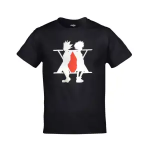 Unisex Siyah Hunter X Hunter Anime Baskılı
