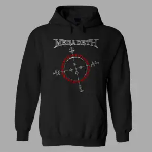 Unisex Siyah Megadeth Cryptical Writings  Hoodie