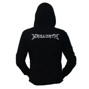 Unisex Siyah Megadeth Cryptical Writings  Hoodie