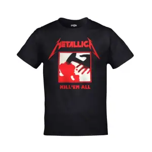 Unisex Siyah Metallica Killem All Baskılı