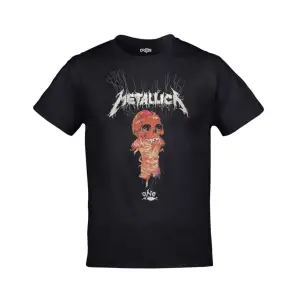 Unisex Siyah Metallica-One Baskılı