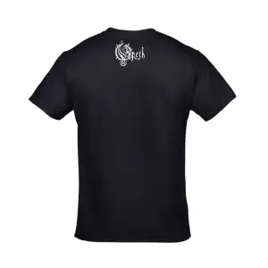 Unisex Siyah Opeth Logo Yazı Baskılı
