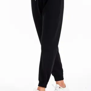 Unisex Siyah Paçası Lastikli Eşofman Altı