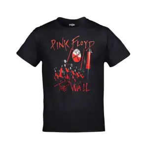Unisex Siyah Pink Floyd The Wall Baskılı