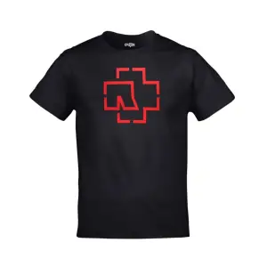 Unisex Siyah Rammstein Logo Baskılı
