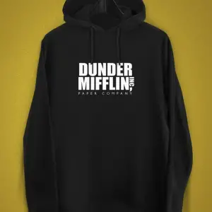 Unisex Siyah The Office- Dunder Mıfflın Baskılı Sweatshirt