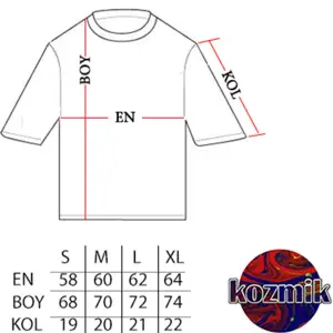 Unisex Siyah Tişört