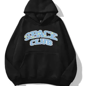 Unisex Space Club Sweatshirt Siyah