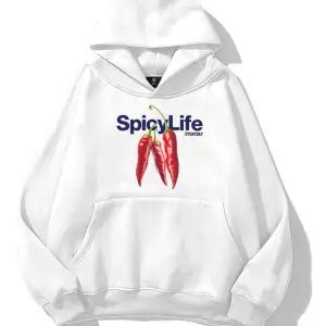 Unisex Spicylife Sweatshirt Beyaz