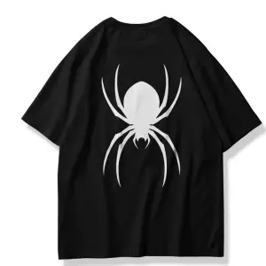 Unisex Spider Tshirt Beyaz