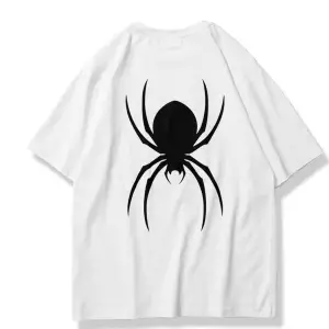 Unisex Spider Tshirt Beyaz