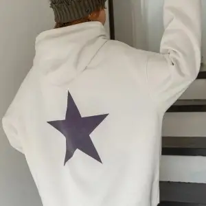 Unisex Star Baskılı Sweatshirt KP-LACI-SIRTYILDIZ Beyaz