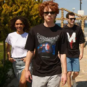 Unisex Stardust Tshirt Siyah