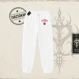Unisex Strawberry Milk Unisex Jogger Eşofman Altı Beyaz