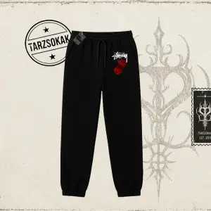 Unisex Stüssy Zar Unisex Jogger Eşofman Altı Beyaz