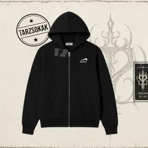 Unisex Suicedeboys Oversize Unisex Hırka & Çeket Fermuarlı Sweatshirt Beyaz