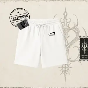 Unisex Suicedeboys Unisex Şort Beyaz