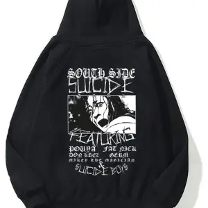 Unisex Suicideboys South Side Siyah Sweatshirt