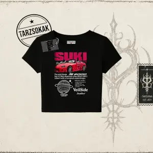 Unisex Suki Fast And Furious Kadın Baby Tee Beyaz