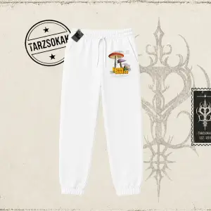 Unisex Sunny Sunday Unisex Jogger Eşofman Altı Beyaz