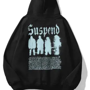 Unisex Suspend Sweatshirt Siyah