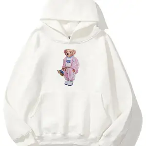 Unisex Teddy Beyaz Sweatshirt