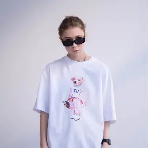 Unisex Teddy Beyaz Tshirt