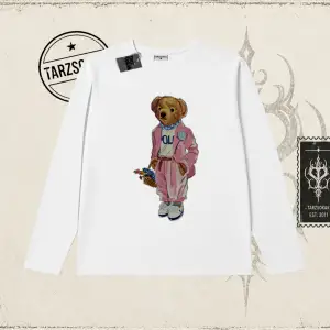 Unisex Teddy Biskilet Yaka  Long Sleeve Beyaz