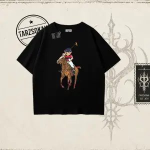Unisex Teddy Horse Oversize Unisex Tişört Beyaz