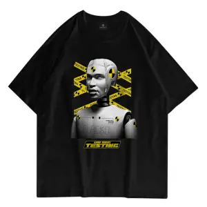 Unisex Testing Asap Rocky Beyaz T Shirt