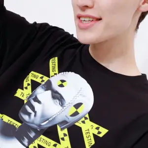 Unisex Testing Asap Rocky Beyaz T Shirt