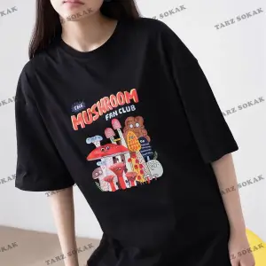 Unisex The Mushroom Siyah