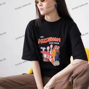 Unisex The Mushroom Siyah