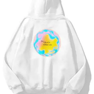 Unisex The Spark Sweatshirt Beyaz