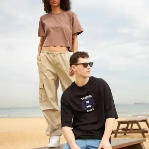 Unisex There Is No End Tshirt Siyah