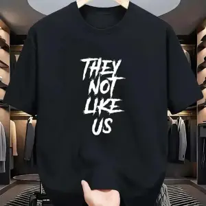 Unisex They Not Like Us Baskılı Oversize