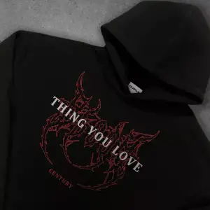 Unisex Thing You Love Sweatshirt Siyah