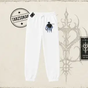 Unisex Time Flies Unisex Jogger Eşofman Altı Beyaz