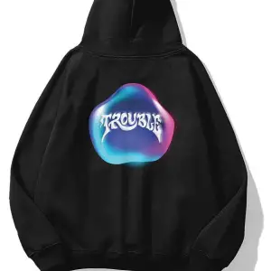 Unisex Trouble Sweatshirt Beyaz