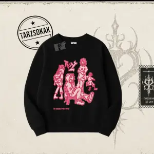 Unisex Tyyz Oversize Unisex Bisiklet Yaka Sweatshirt Beyaz