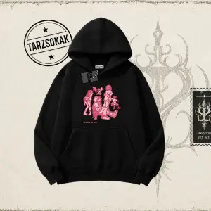 Unisex Tyyz Oversize Unisex Kapşonlu Sweatshirt Beyaz