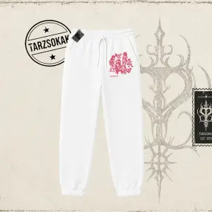 Unisex Tyyz Unisex Jogger Eşofman Altı Beyaz