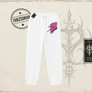 Unisex Ungrateful Unisex Jogger Eşofman Altı Beyaz