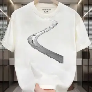 UNİSEX Uznu ince Bir yoldayım T-shirt