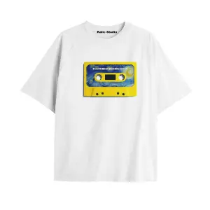 Unisex Van Gogh Baskılı Oversize Tshirt