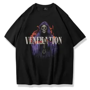 Unisex Veneration Tshirt Siyah
