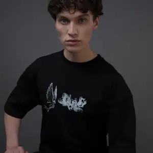 Unisex Vlone Siyah T Shirt