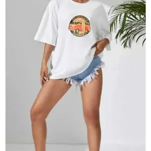 Unisex Vosvos Baskılı Pamuklu Penye Tshirt