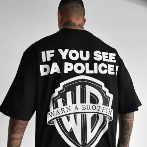 Unisex Warna Brother Baskılı Oversize %100 Pamuk