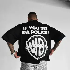 Unisex Warna Brother Baskılı Oversize %100 Pamuk